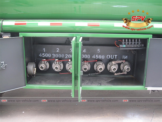Five Compartments of ISUZU FTR Fuel Bowser (15,000 liters) Five Compartments of ISUZU FTR Fuel Bowser (15,000 liters)