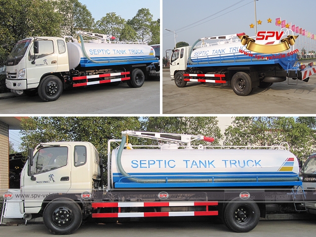 Septic tank trucks Foton (10,000 Liters) shipping to Ethiopia Septic tank trucks Foton (10,000 Liters) shipping to Ethiopia