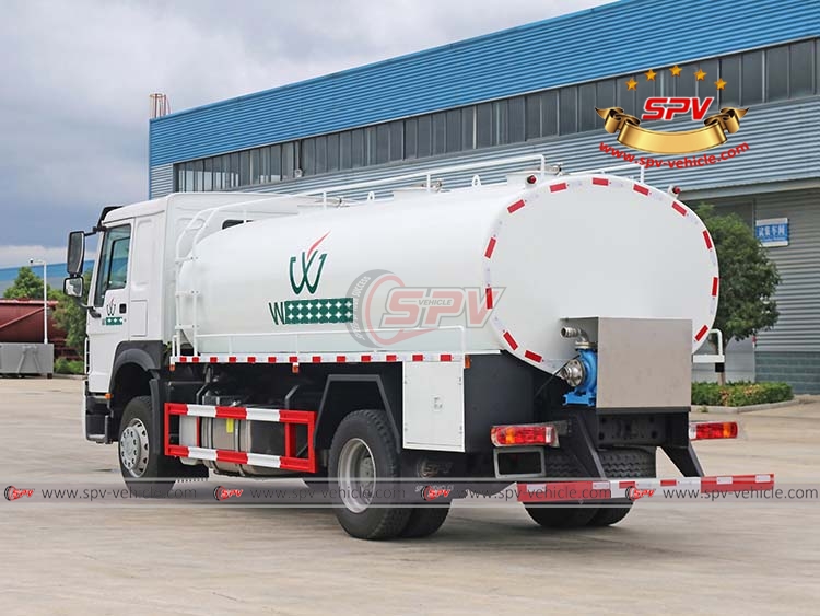 15,000 Litres Stainless Steel Tank Truck - LB 15,000 Litres Stainless Steel Water Supply Lorry Sinotruk