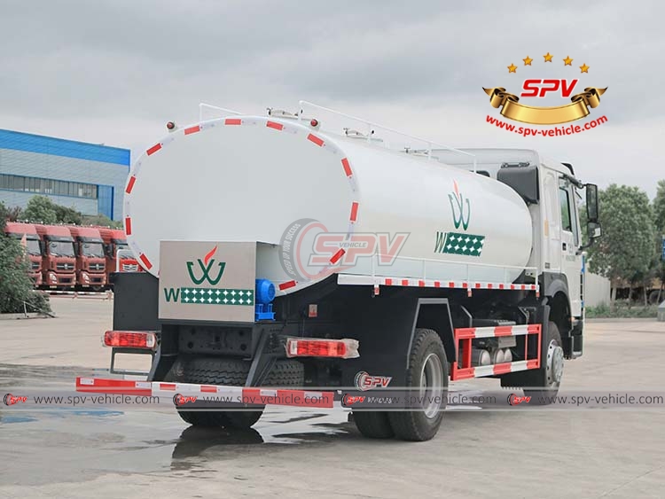 15,000 Litres Stainless Steel Tank Truck - RB 15,000 Litres Stainless Steel Water Bowser Sinotruk 4x2