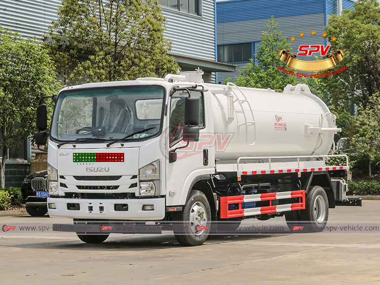 6,000L Sewage Disposal Truck ISUZU to PNG