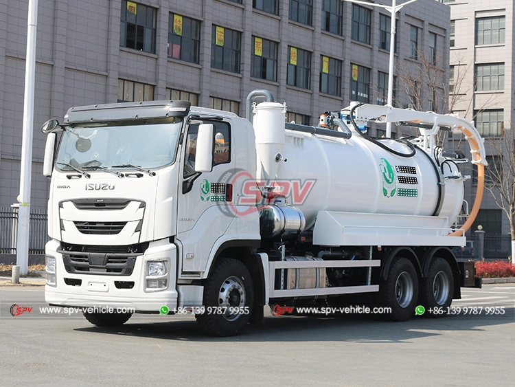 ISUZU 6X4 Combined Vacuum Jetting Truck
