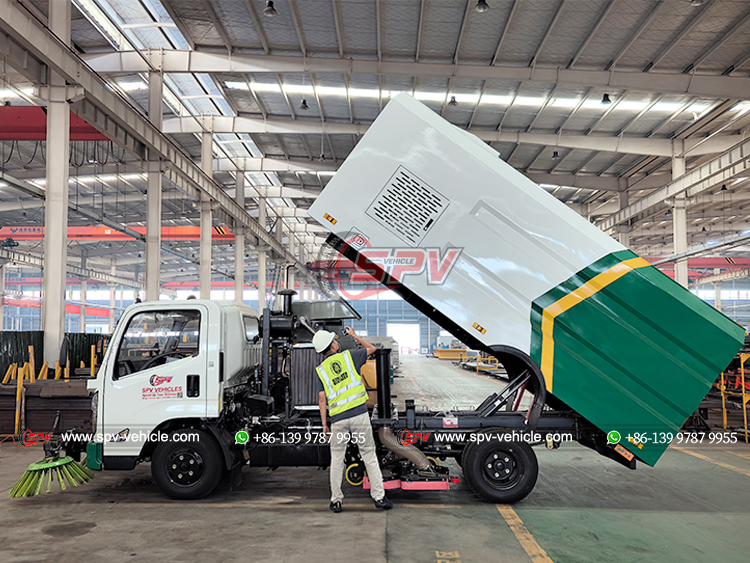 BV Team Testing JMC Vacuum Truck