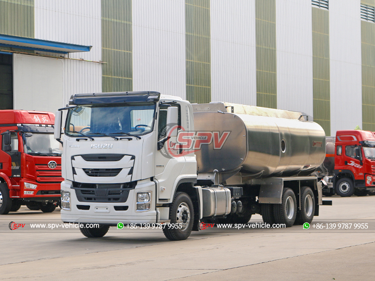 ISUZU Heavy-duty Aluminum Alloy Fuel Tank Truck