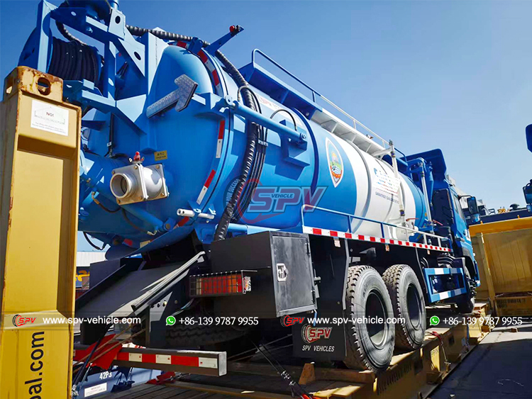 DONGFENG 16,000 Liters Sewage Suction and Washing Truck