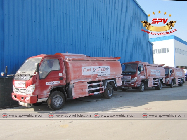 3 Units fuel tank truck (4,000 Litres) are ready for Nigeria