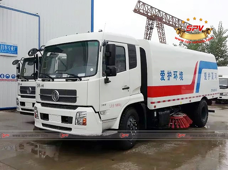 SPV road sweeper trucks help to make the city beautiful and clean