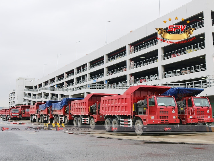 Congratulations to SPV’s 19 units of mining dump trucks to Latin American in Oct, 2016.