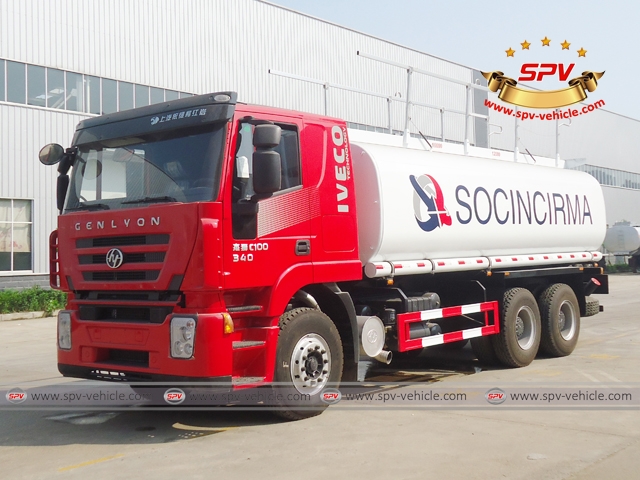 To Angola – IVECO Diesel Fuel Tanker Truck 22,000litres in August 2013