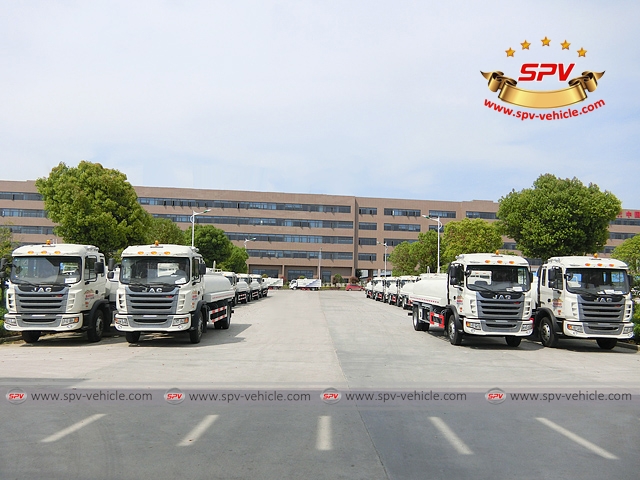 Third 100 units of water bowsers(10,000Liters)  to Latin America in April 2015