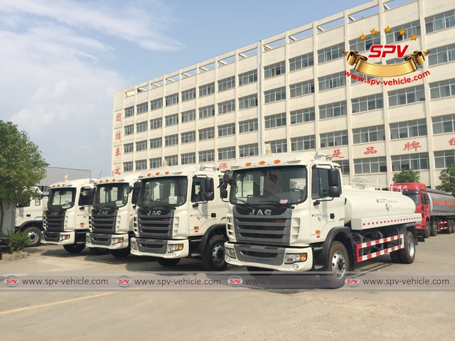 Fifth 50 units of JAC Water Bowsers (10,000liters) to Latin America in August 2015